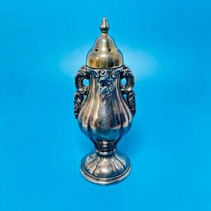 Vintage Baroque Wallace Silver‎ Plated Salt Shaker Romantic Classical